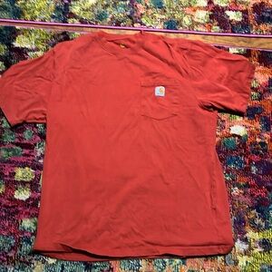 Carhartt orange tshirt. Men’s large.